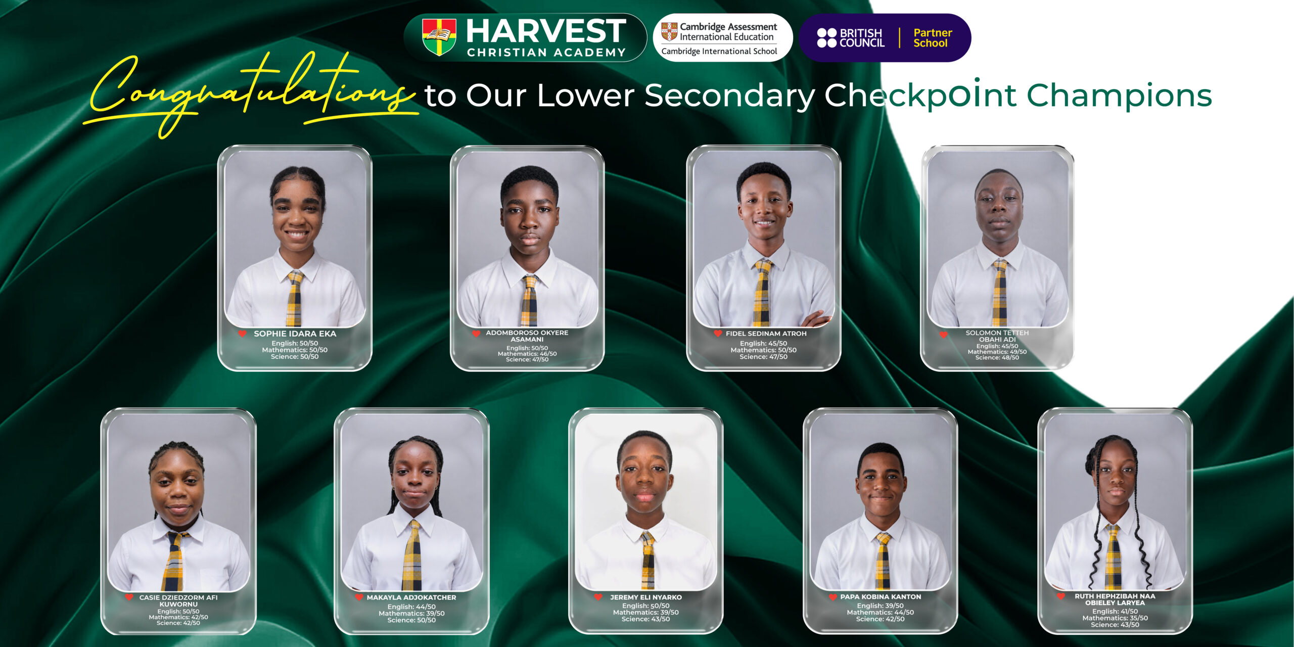 Lower Secondary Checkpoint Results 2026